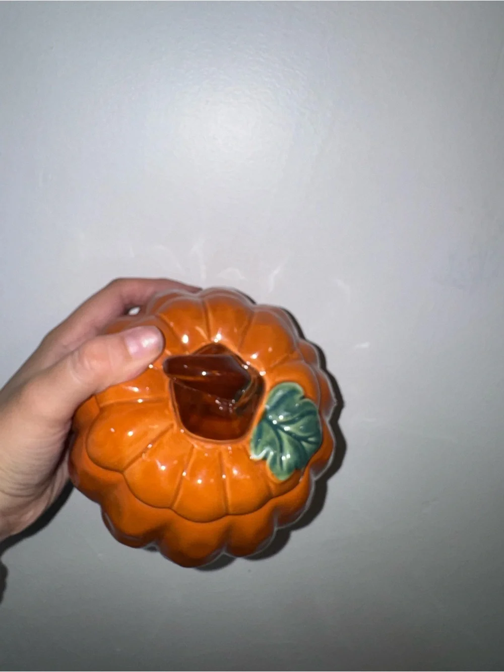 Target Orange Ceramic Pumpkin Decorative Jar